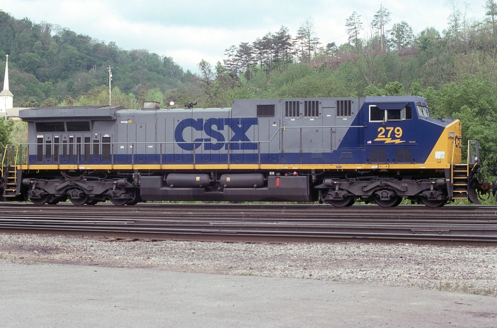 CSX 279 back then fairly new to the roster